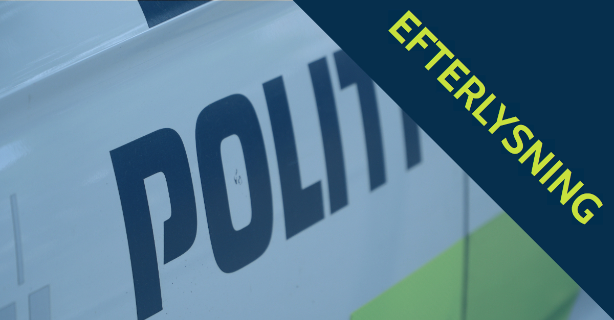 Politet efterlyser en 39-årig hjerneskadet mand