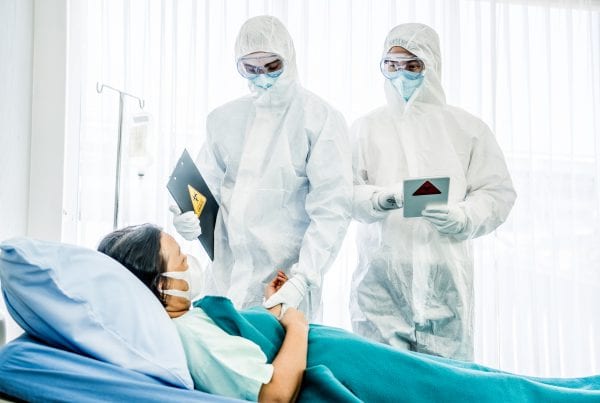 Hospital under stort pres fra indlagte coronapatienter