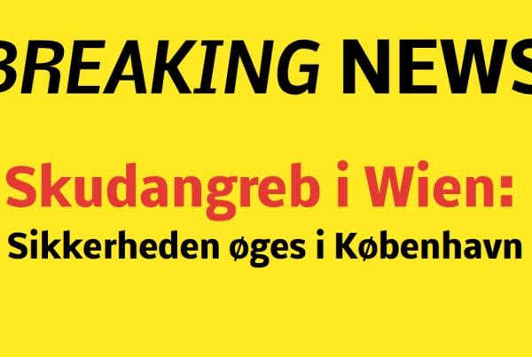 Københavns politi øger sikkerheden efter skudangreb i Wien