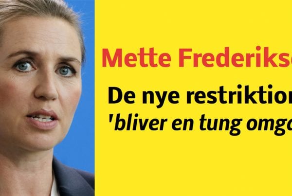 Mette Frederiksen: De nye restriktioner ''bliver en tung omgang''