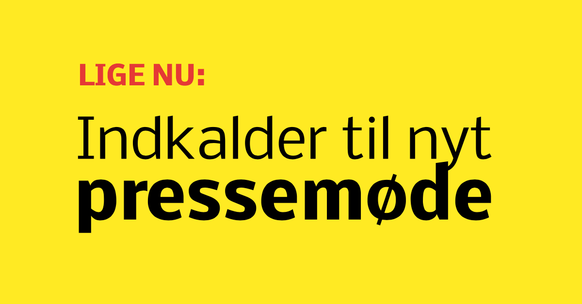 pressemøde