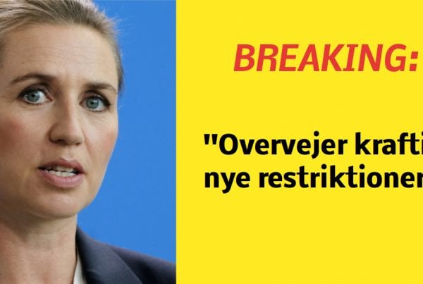 Nu reagerer Mette Frederiksen efter dagens smittetal: ''Overvejer kraftigt nye restriktioner''