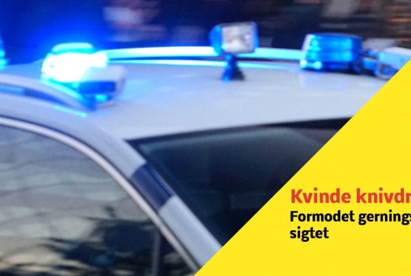 Kvinde fundet knivdræbt - Nu er en formodet gerningsmand sigtet