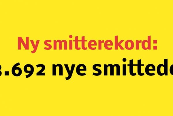 Smitterekord: