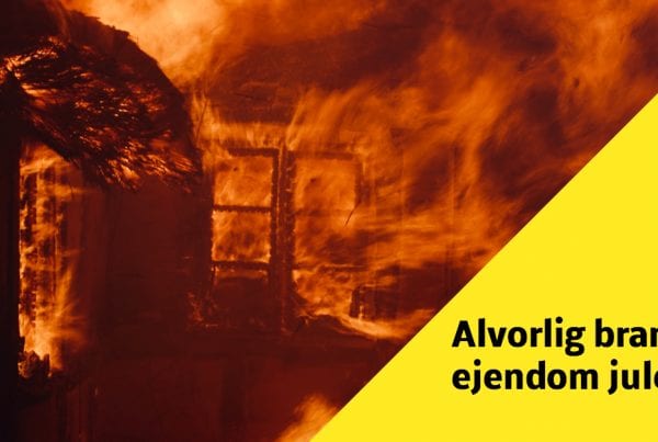 Alvorlig brand i ejendom julenat