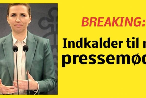 LIGE NU: Indkalder til pressemøde