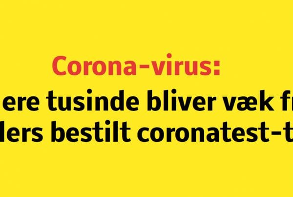 Borgere bliver væk fra deres bestilte coronatest-tider