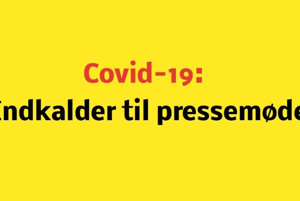 Coronavirus: Indkalder til pressemøde