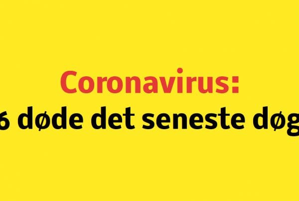 Coronavirus: 26 personer døde det seneste døgn