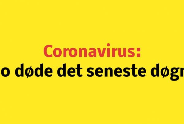 Coronavirus: 30 døde det seneste døgn
