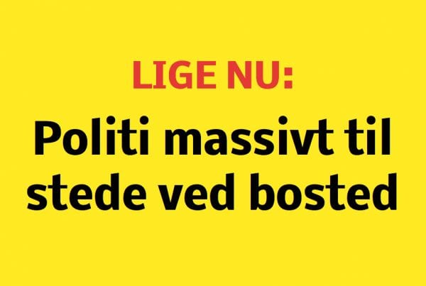 LIGE NU: Stor politiaktion igang