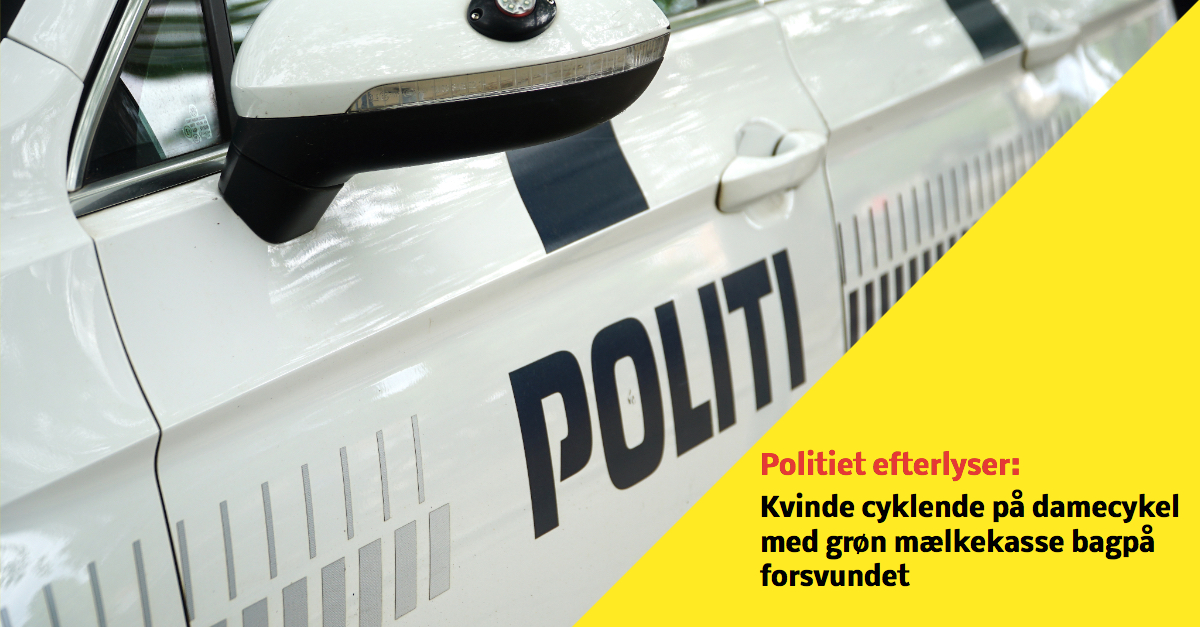 Frygter det værste: Politi efterlyser ejeren af en damecykel