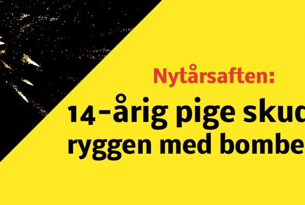 17-årig dreng skød 14-årig pige i ryggen med bomberør