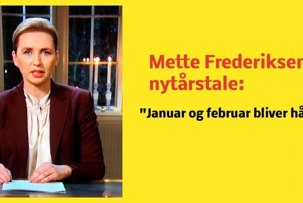 Mette Frederiksen: ''Januar og februar bliver hårde''