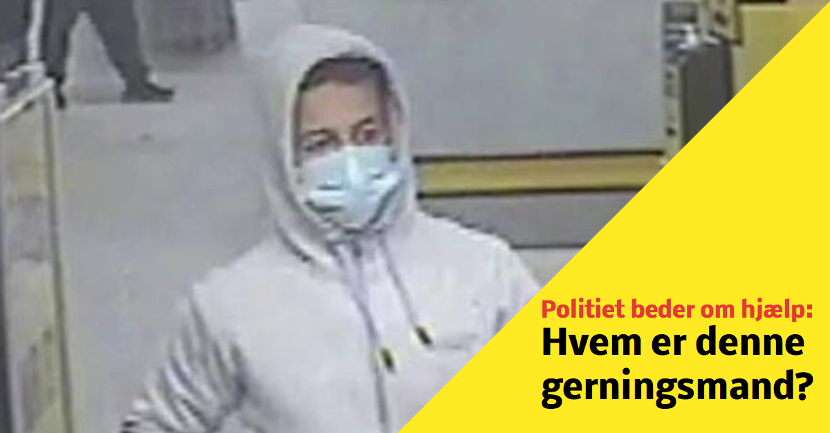 Politiet beder om hjælp: hvem er denne gerningsmand?