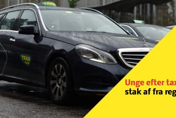 Unge efter taxatur: stak af fra regningen