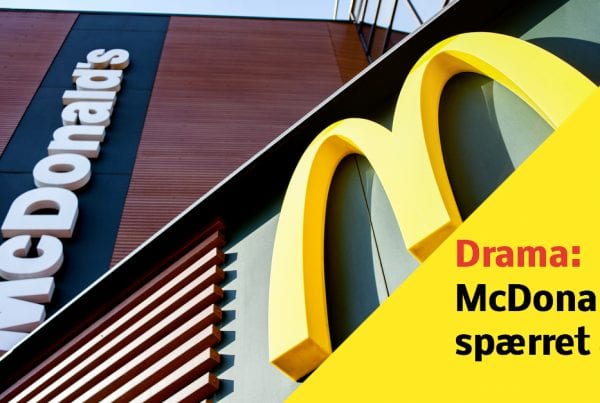 LIGE NU: McDonald's spærret af