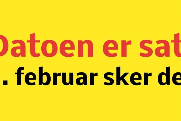 Datoen er sat: Den 8. februar sker det