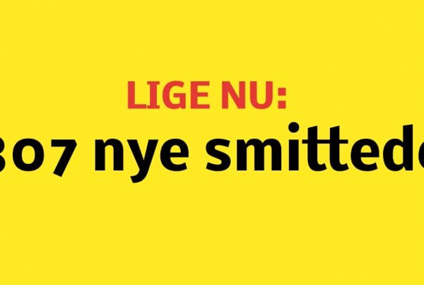 LIGE NU: 807 nye smittetilfælde