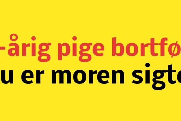 9-årig datter bortført - nu er 47-årig mor sigtet