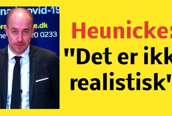 Heunicke melder ud til danskerne: ''Det er ikke realistisk''