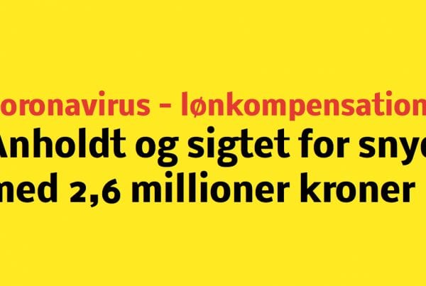 Mand og kvinde sigtet for coronasvindel - ville snyde med 2,6 mio. kroner