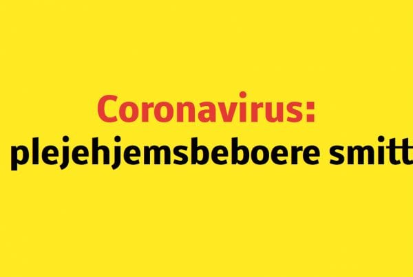 Coronavirus: 10 beboere på plejehjem smittet