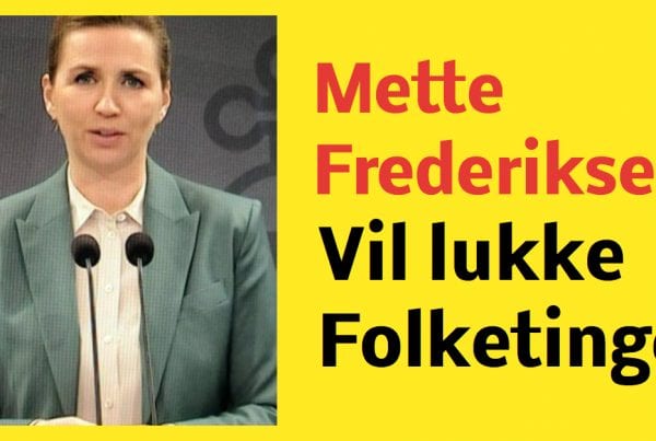 Mette Frederiksen: Vil lukke Folketinget