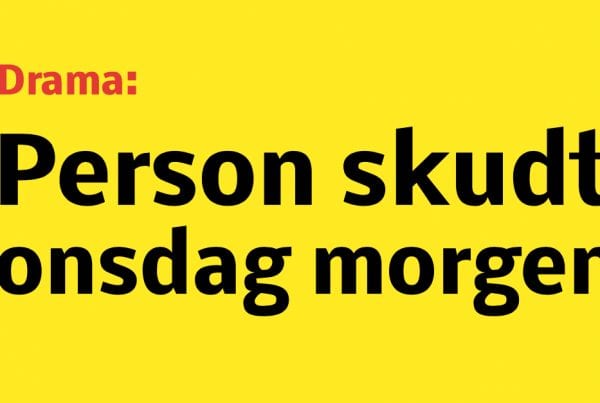 Person skudt