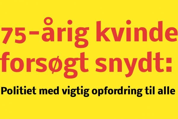 75-årig ringet op af fupmager - nu kommer politiet med opfordring