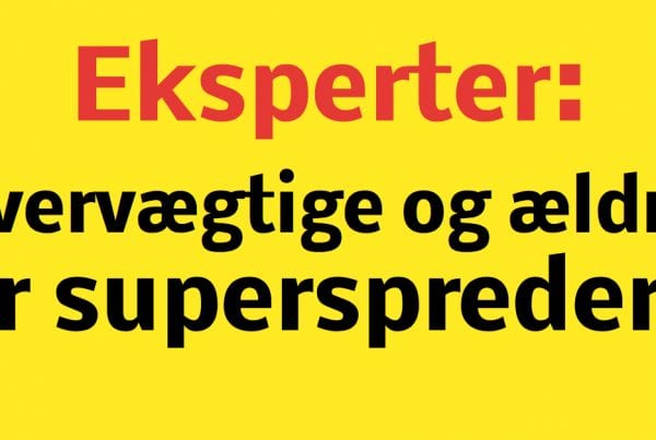 Eksperter: overvægtige og ældre er superspredere