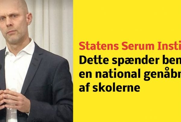 SSI: Derfor er en national genåbning af skolerne ikke en mulighed