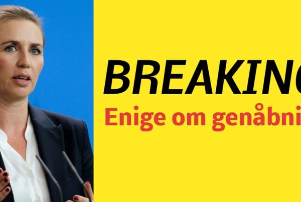 BREAKING: Enige om genåbning