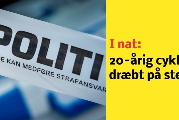 20-årig dræbt i ulykke i nat