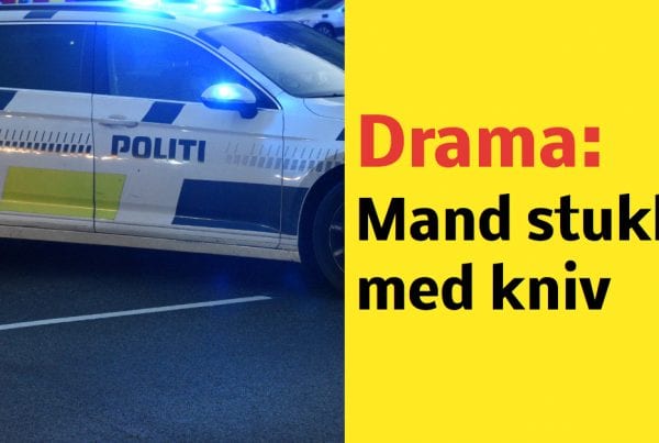 Drama: Mand stukket med kniv