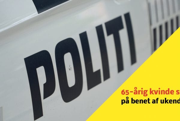 65-årig kvinde sparket på benet af ukendt mand