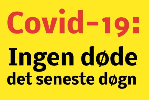 Der har ikke været noget døde det seneste døgn, i forbindelse med smitte af covid-19 i Danmark