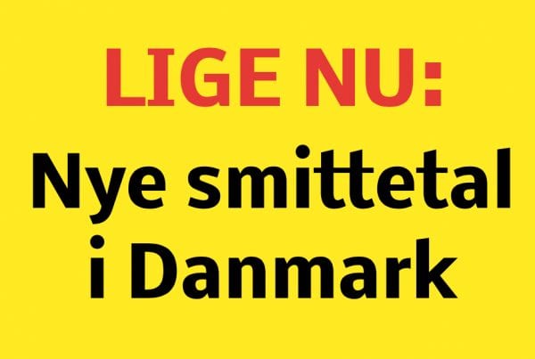 LIGE NU: Nye smittetal i Danmark