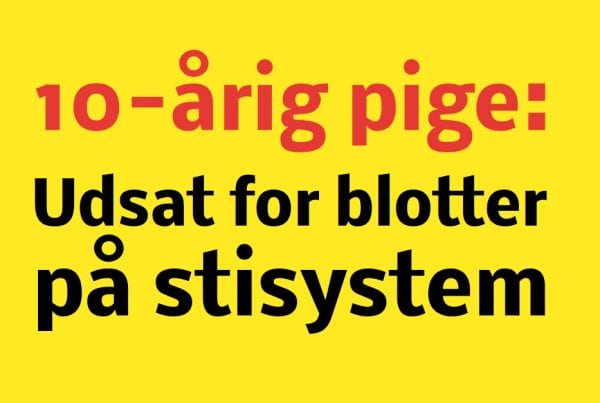 10-årig pige udsat for blotter - nu søger vidner i sagen