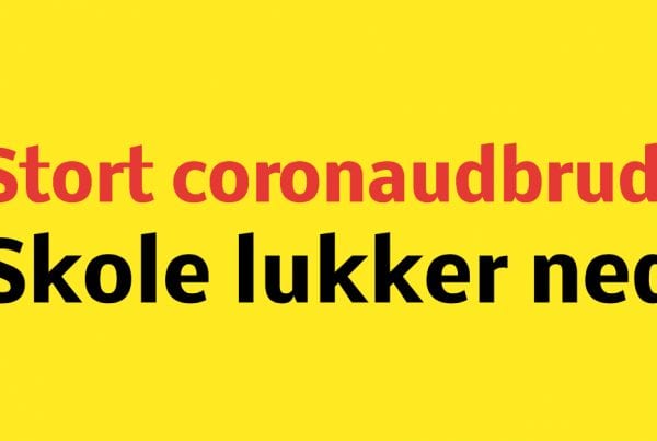 Skole lukker ned grundet større coronaudbrud