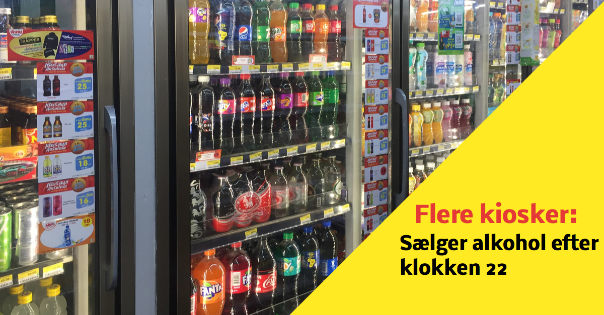 Flere kiosker bryder restriktioner: Sælger alkohol efter klokken 22