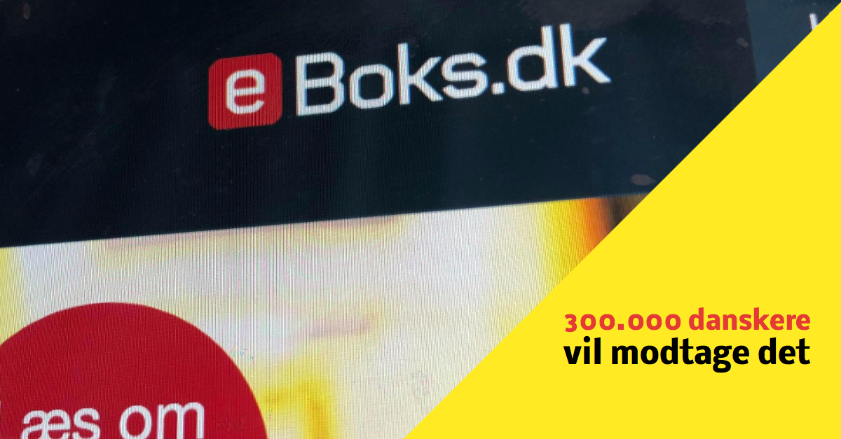 Hold øje med din e-boks: 300.000 danskere får dette brev
