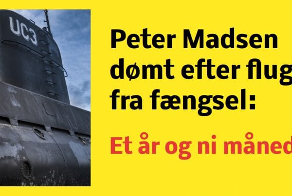 Peter Madsen får sin dom: Et år og ni måneder i fængsel