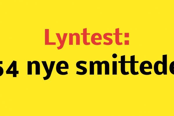 Lyntest: 54 nye smittede