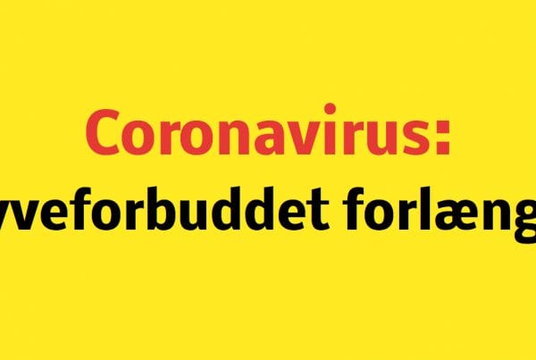 Covid-19: Flyveforbuddet forlænges