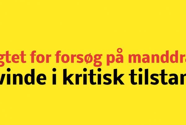 Mand sigtet for forsøg på manddrab