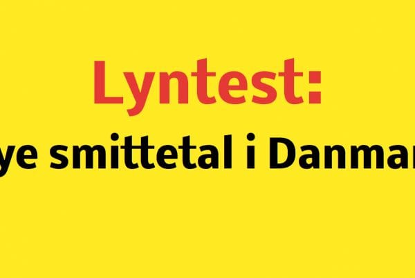 Mandag er der fundet 48 nye smittede med covid-19 via lyntest