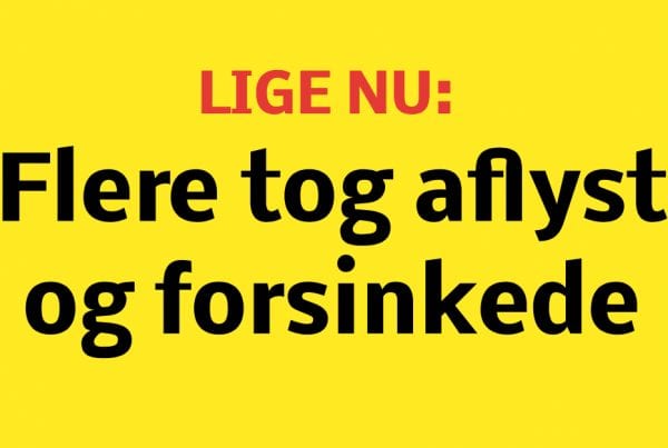 Hele dagen: Tog forsinkede eller aflyst