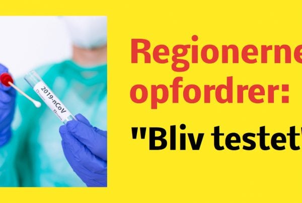 Regioner ude med vigtig opfordring: Bliv covid-19 testet