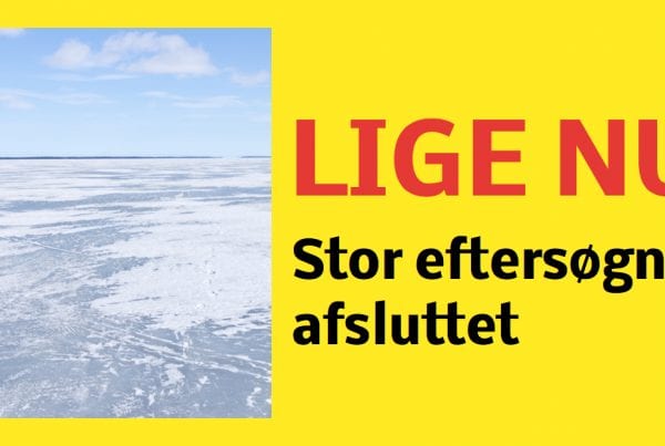 LIGE NU: Stor eftersøgning afsluttet